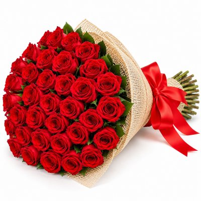 Bouquet of 35 Red Roses